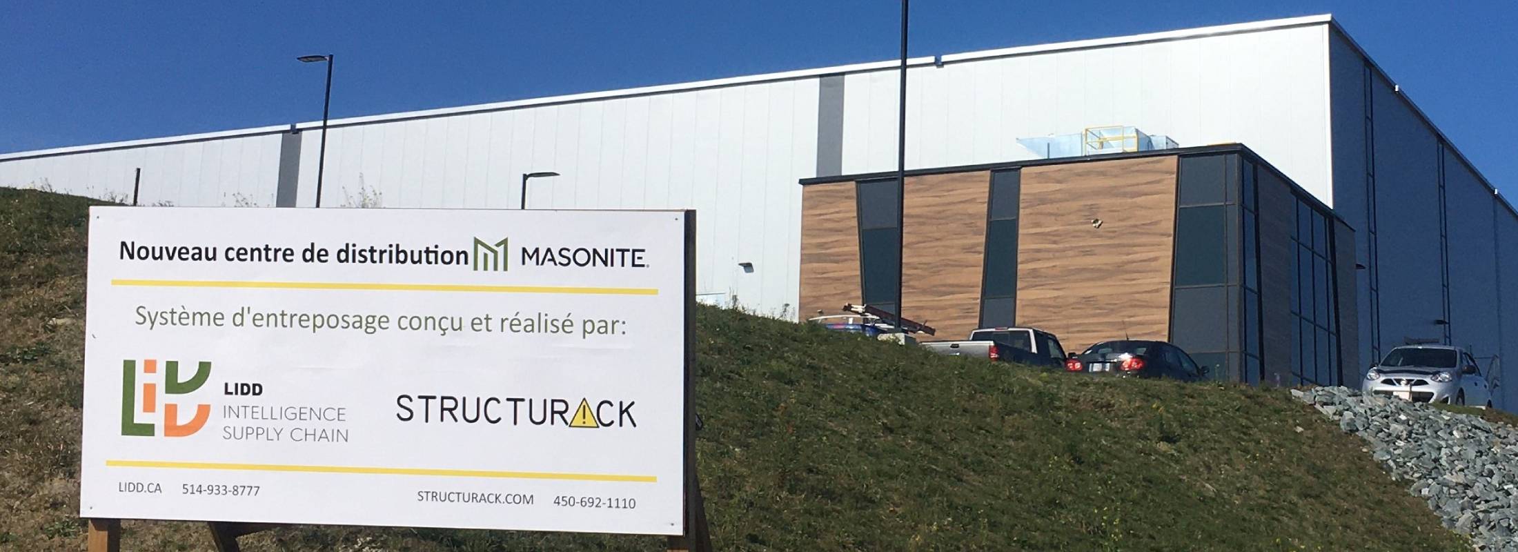 New Distribution center for Masonite in Windsor, Quebec